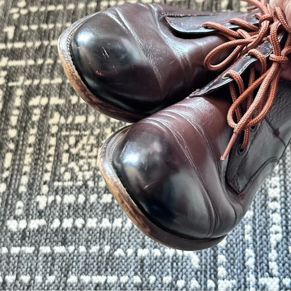 Men’s Steve Madden Dark Brown Chukka Boots Ankle Boots Leather Lace Up size 9